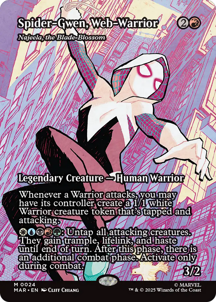 Spider-Gwen, Web-Warrior - Najeela, the Blade-Blossom [Marvel's Spider-Man: Eternal-Legal] | Pegasus Games WI