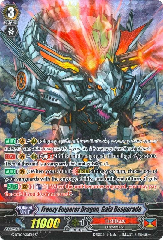 Frenzy Emperor Dragon, Gaia Desperado (G-BT10/S10EN) [Raging Clash of the Blade Fangs] | Pegasus Games WI