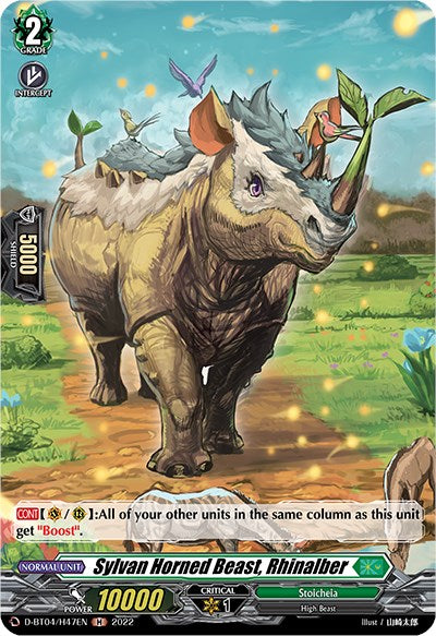 Sylvan Horned Beast, Rhinalber (D-BT04/H47EN) [Awakening of Chakrabarthi] | Pegasus Games WI