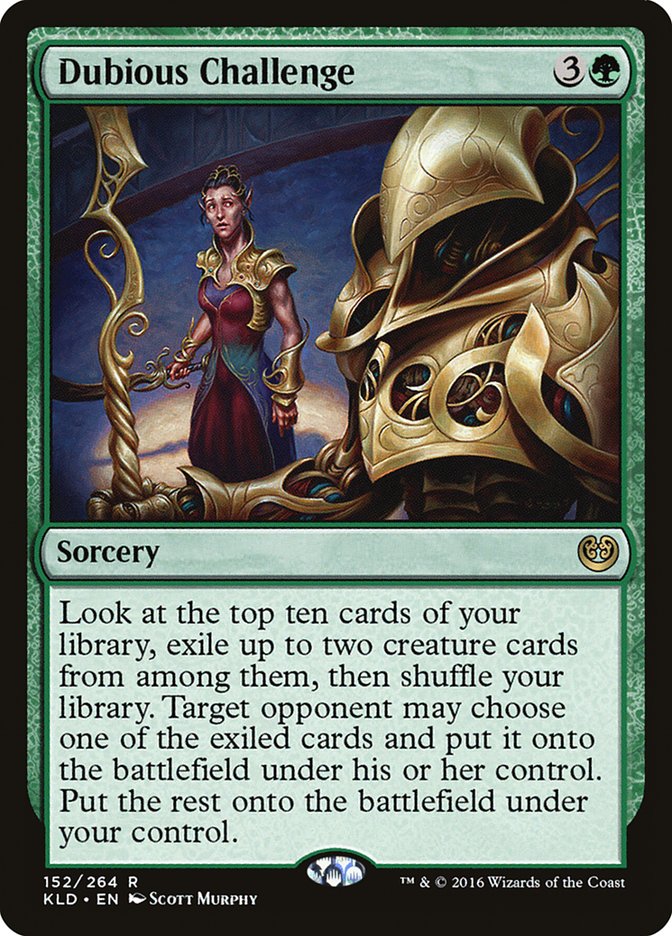 Dubious Challenge [Kaladesh] | Pegasus Games WI