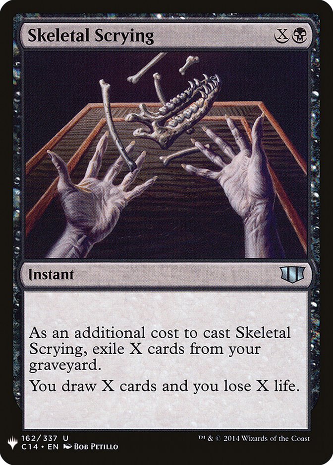 Skeletal Scrying [Mystery Booster] | Pegasus Games WI