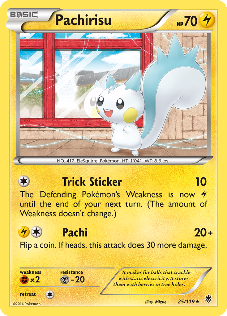 Pachirisu (25/119) [XY: Phantom Forces] | Pegasus Games WI