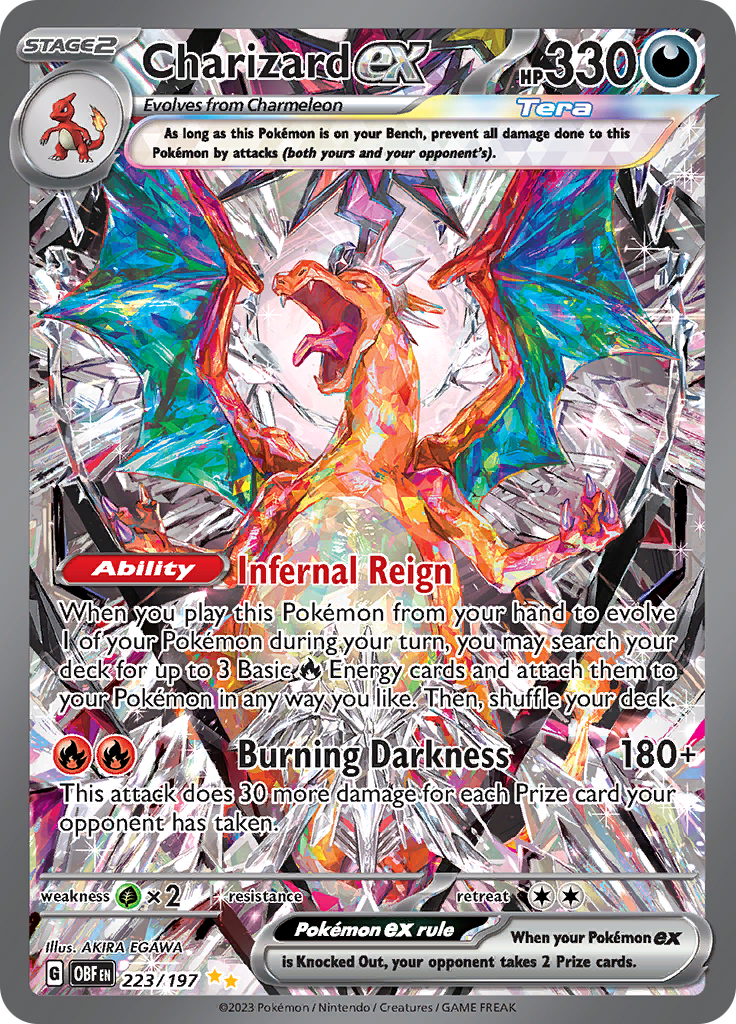 Charizard ex (223/197) [Scarlet & Violet: Obsidian Flames] | Pegasus Games WI