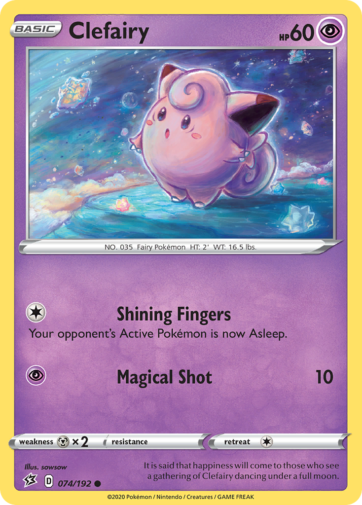 Clefairy (074/192) [Sword & Shield: Rebel Clash] | Pegasus Games WI