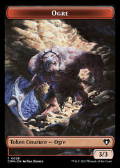 Eldrazi Spawn // Ogre Double-Sided Token [Commander Masters Tokens] | Pegasus Games WI