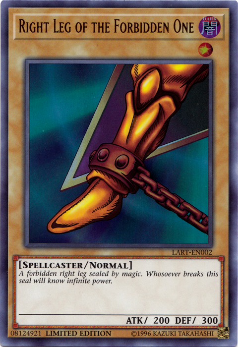 Right Leg of the Forbidden One [LART-EN002] Ultra Rare | Pegasus Games WI