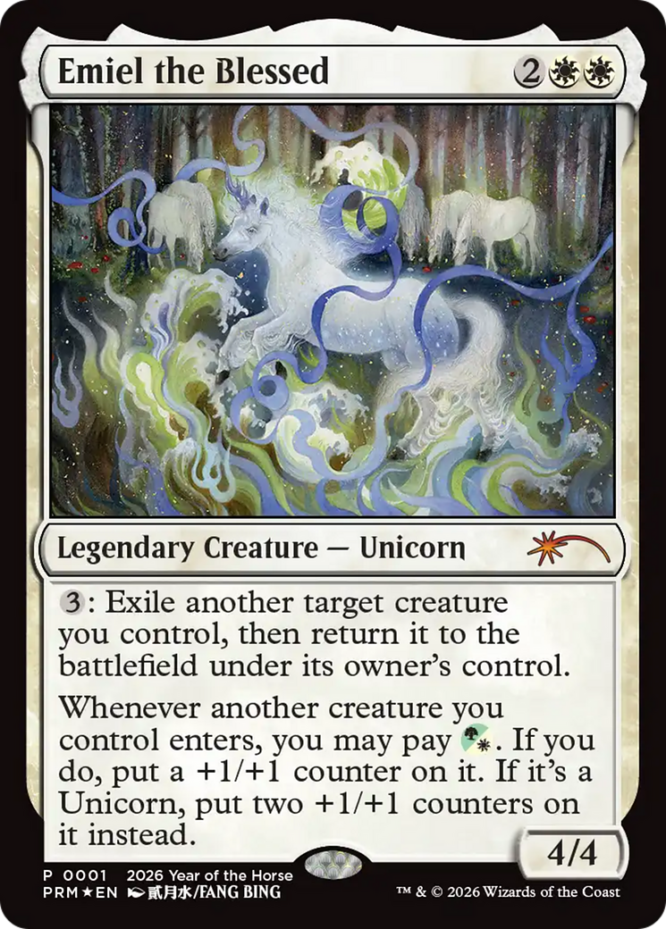 Emiel the Blessed (Year of the Horse 2026) [Standard Showdown Promos] | Pegasus Games WI