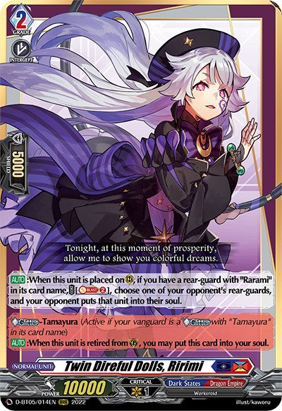 Twin Direful Dolls, Ririmi (D-BT05/014EN) [Triumphant Return of the Brave Heroes] | Pegasus Games WI