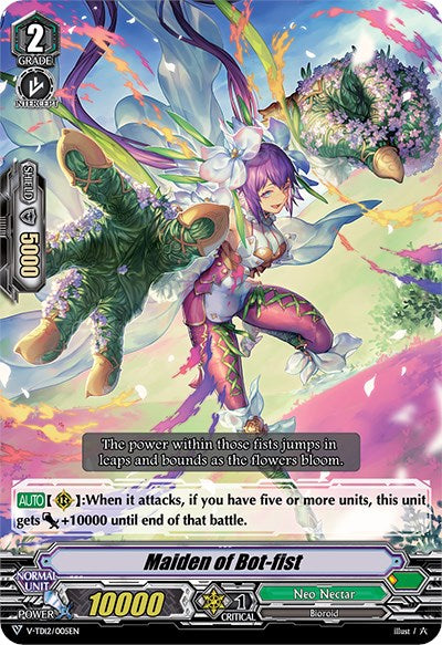 Maiden of Bot-fist (V-TD12/005EN) [Ahsha] | Pegasus Games WI