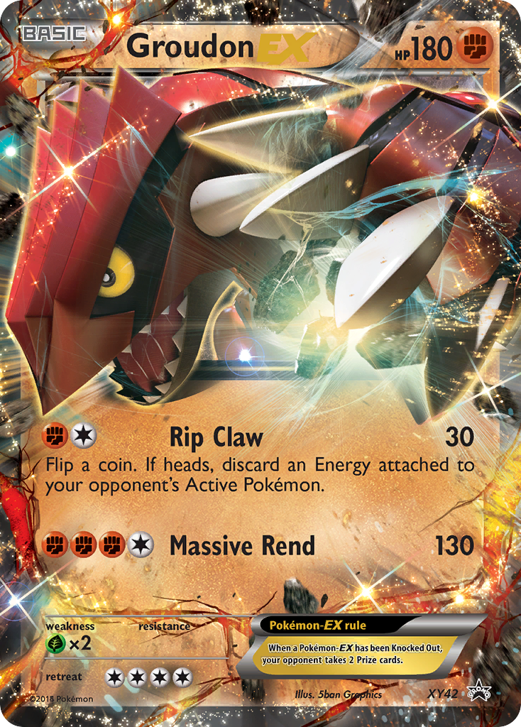 Groudon EX (XY42) [XY: Black Star Promos] | Pegasus Games WI