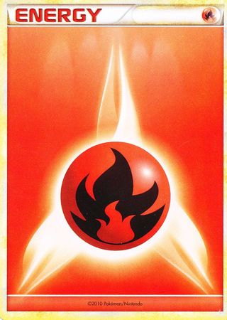 Fire Energy (2010 Unnumbered HGSS Style) [League & Championship Cards] | Pegasus Games WI