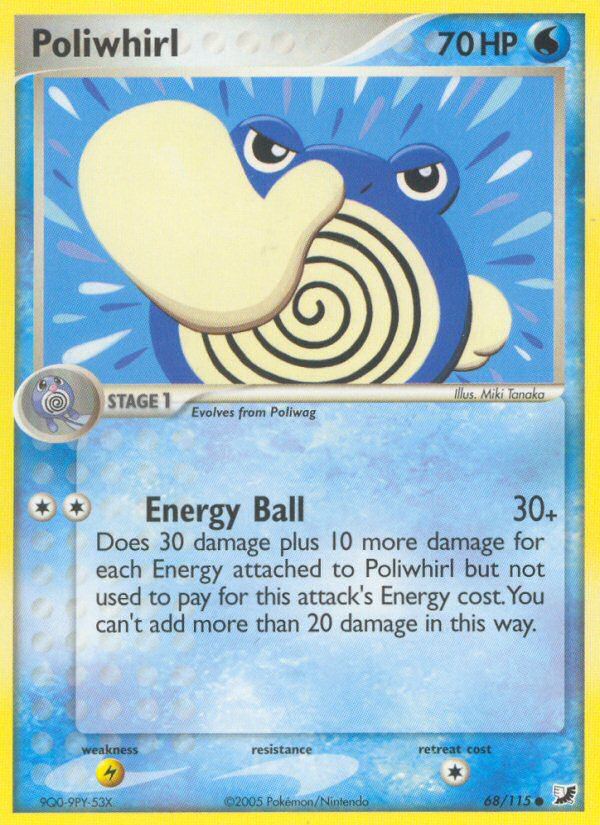 Poliwhirl (68/115) [EX: Unseen Forces] | Pegasus Games WI