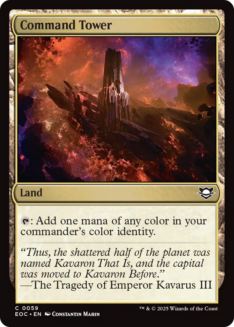 Command Tower [Edge of Eternities Commander] | Pegasus Games WI