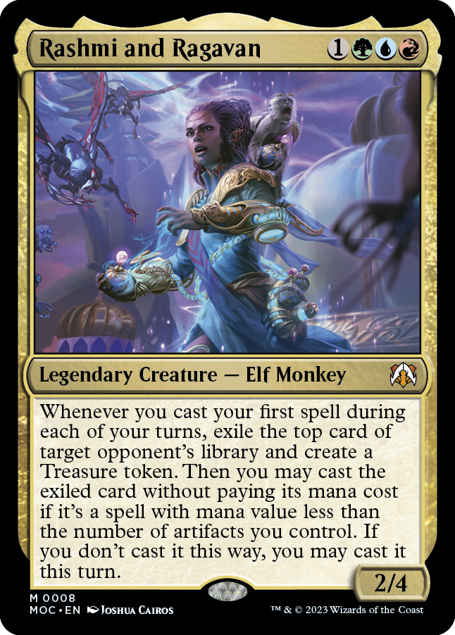 Rashmi and Ragavan [March of the Machine Commander] | Pegasus Games WI