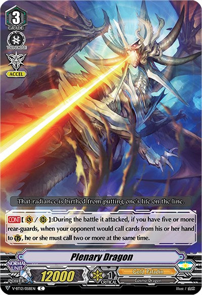 Plenary Dragon (V-BT12/058EN) [Divine Lightning Radiance] | Pegasus Games WI