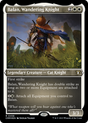 Balan, Wandering Knight (Foil Etched) [Commander Masters] | Pegasus Games WI