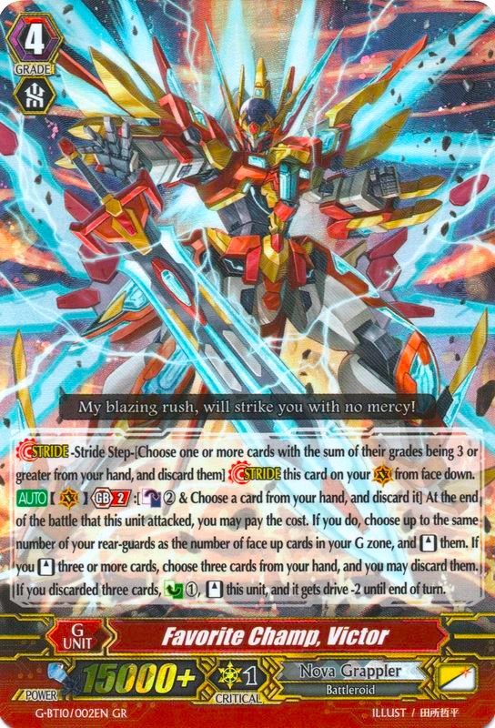 Favorite Champ, Victor (G-BT10/002EN) [Raging Clash of the Blade Fangs] | Pegasus Games WI