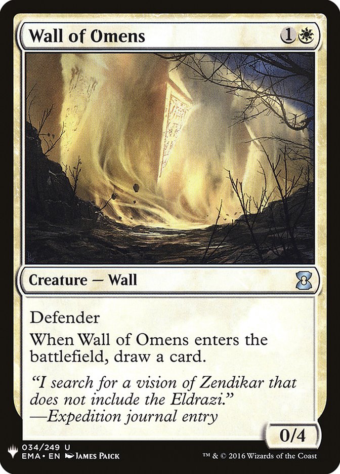 Wall of Omens [Mystery Booster] | Pegasus Games WI
