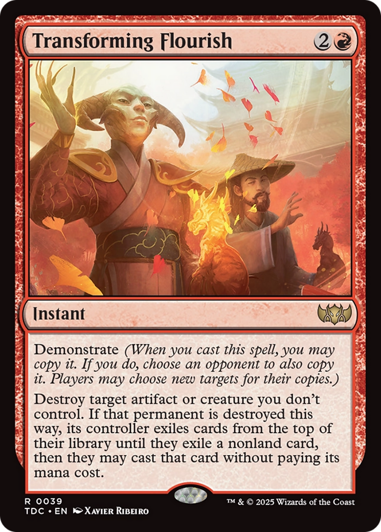 Transforming Flourish [Tarkir: Dragonstorm Commander] | Pegasus Games WI