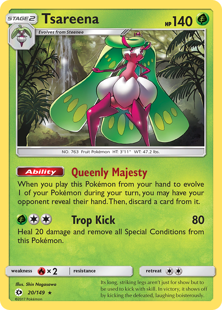 Tsareena (20/149) [Sun & Moon: Base Set] | Pegasus Games WI