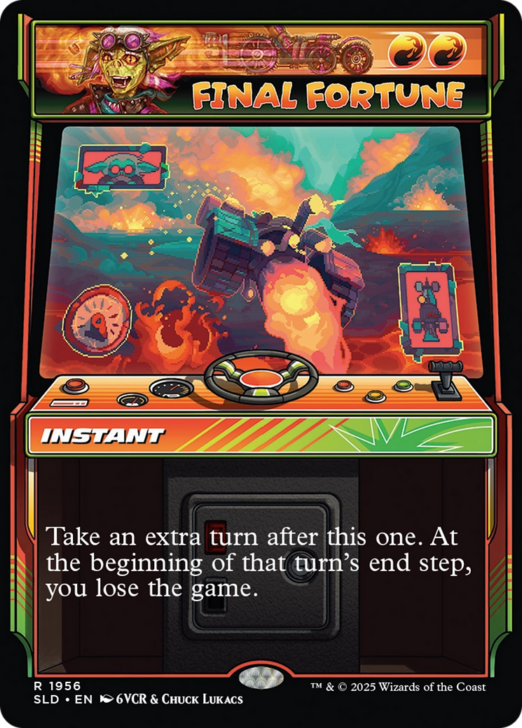 Final Fortune (Rainbow Foil) [Secret Lair Drop Series] | Pegasus Games WI
