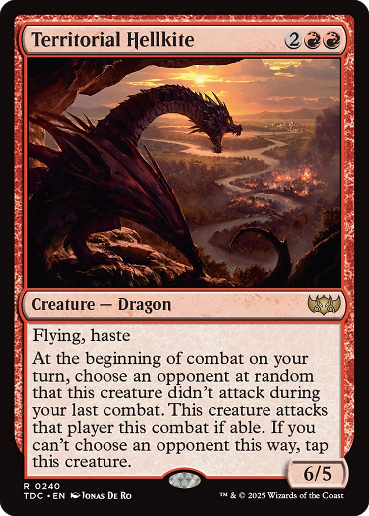 Territorial Hellkite [Tarkir: Dragonstorm Commander] | Pegasus Games WI
