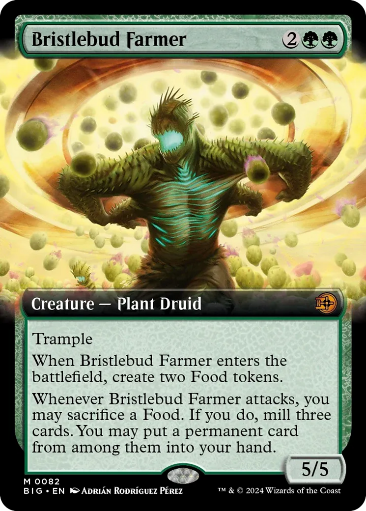 Bristlebud Farmer (Extended Art) [Outlaws of Thunder Junction: The Big Score] | Pegasus Games WI
