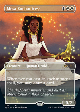 Mesa Enchantress (Borderless) [Secret Lair Drop Series] | Pegasus Games WI