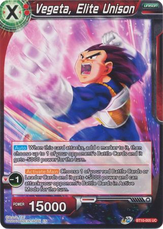 Vegeta, Elite Unison (BT10-005) [Rise of the Unison Warrior 2nd Edition] | Pegasus Games WI