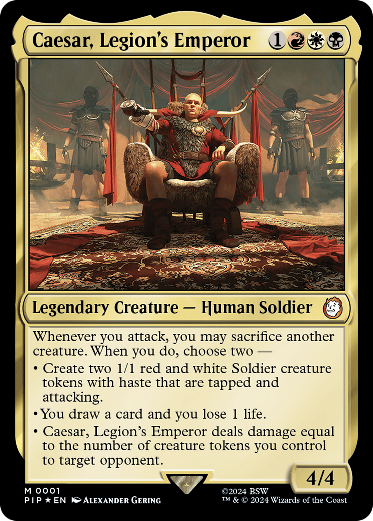 Caesar, Legion's Emperor [Fallout] | Pegasus Games WI