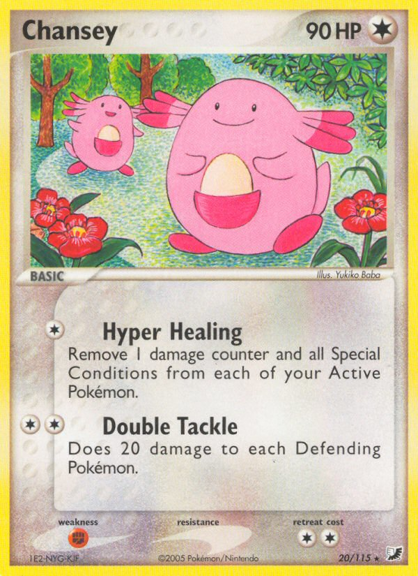 Chansey (20/115) [EX: Unseen Forces] | Pegasus Games WI