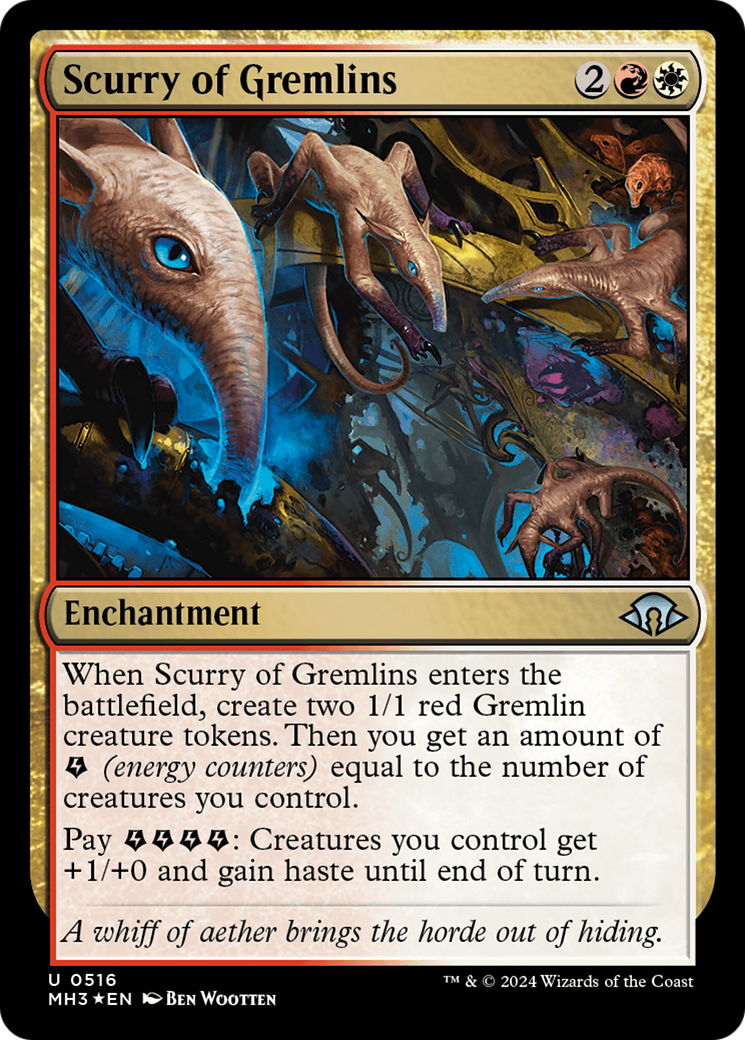 Scurry of Gremlins (Ripple Foil) [Modern Horizons 3] | Pegasus Games WI