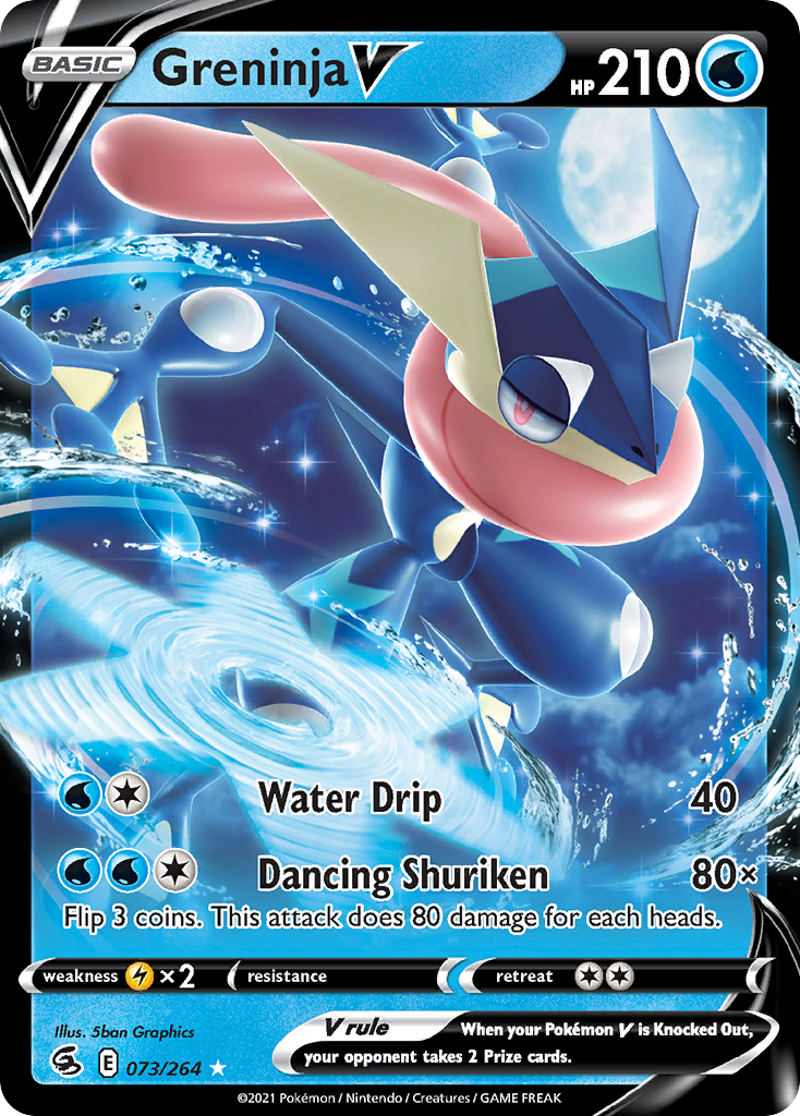 Greninja V (073/264) (Intro Deck) [Sword & Shield: Fusion Strike] | Pegasus Games WI