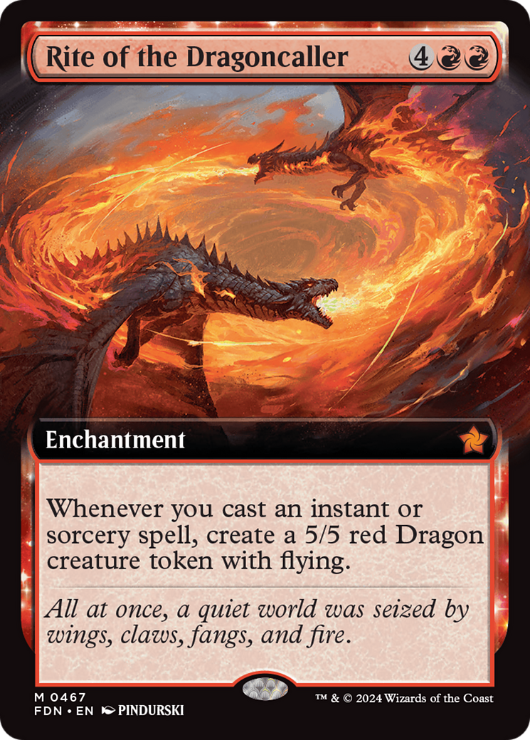 Rite of the Dragoncaller (Extended Art) [Foundations] | Pegasus Games WI