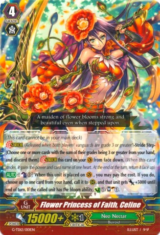 Flower Princess of Faith, Celine (G-TD12/001EN) [Flower Princess of Abundant Blooming] | Pegasus Games WI