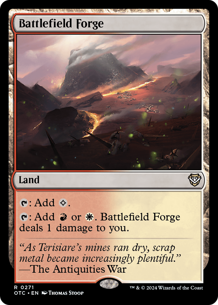 Battlefield Forge [Outlaws of Thunder Junction Commander] | Pegasus Games WI