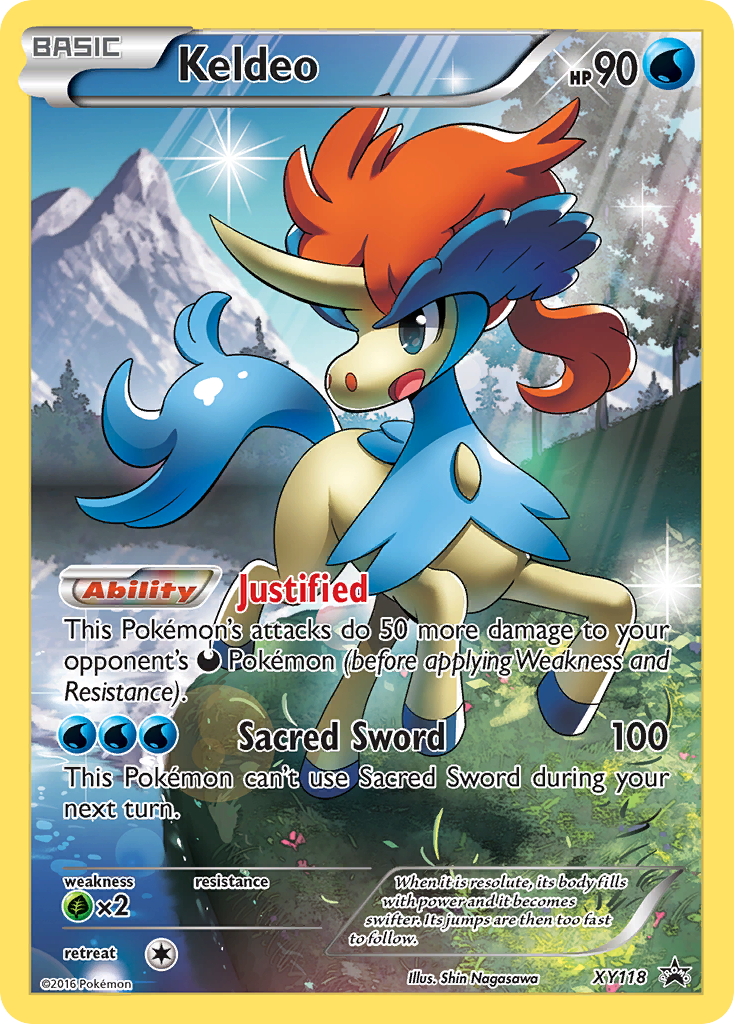 Keldeo (XY118) [XY: Black Star Promos] | Pegasus Games WI