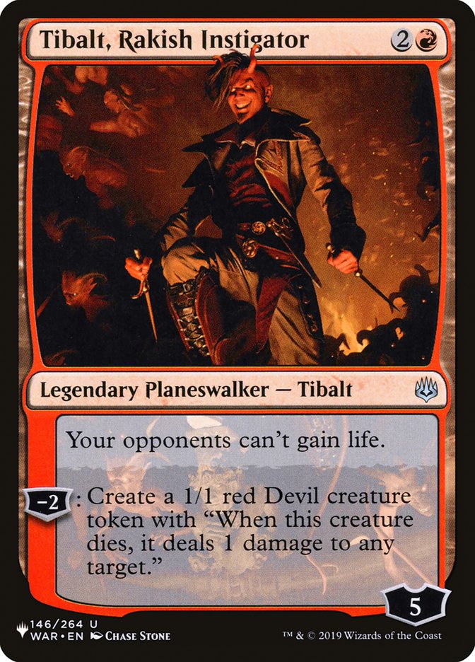 Tibalt, Rakish Instigator [The List] | Pegasus Games WI