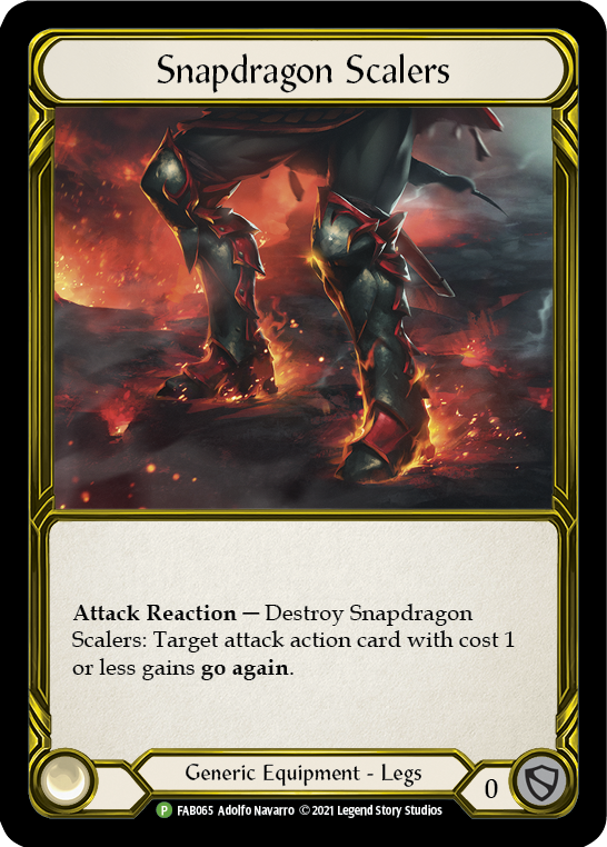Snapdragon Scalers (Golden) [FAB065] (Promo)  Cold Foil | Pegasus Games WI
