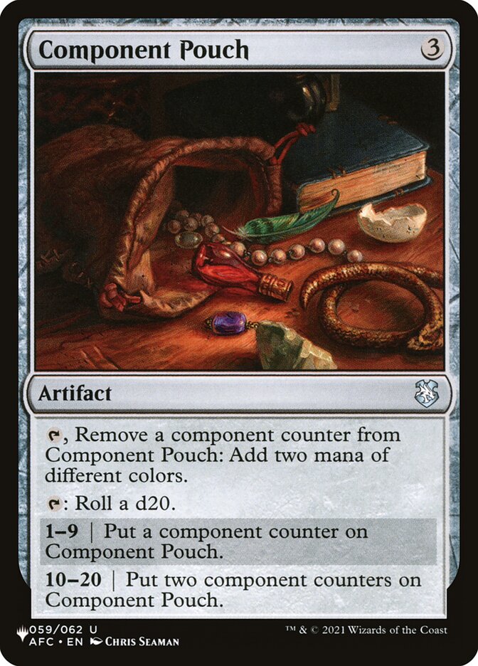 Component Pouch [The List] | Pegasus Games WI