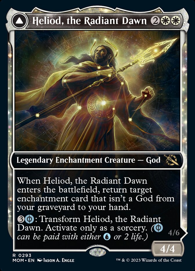 Heliod, the Radiant Dawn // Heliod, the Warped Eclipse (Showcase Planar Booster Fun) [March of the Machine] | Pegasus Games WI