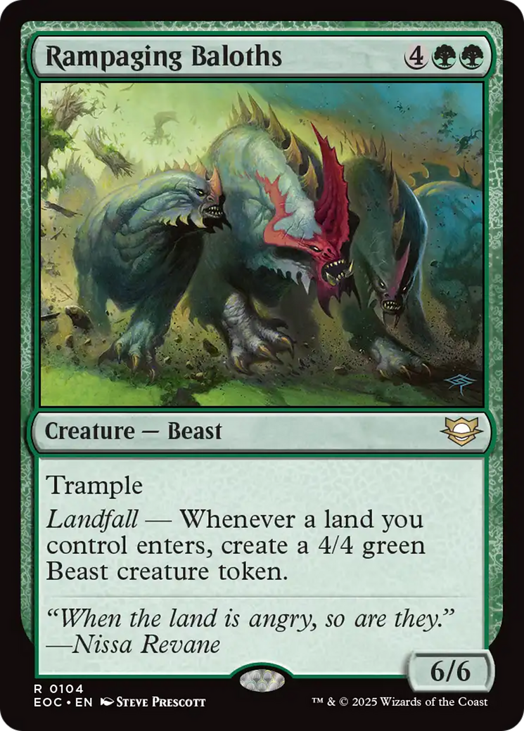Rampaging Baloths [Edge of Eternities Commander] | Pegasus Games WI