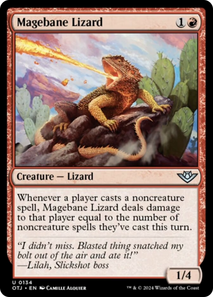 Magebane Lizard [Outlaws of Thunder Junction] | Pegasus Games WI