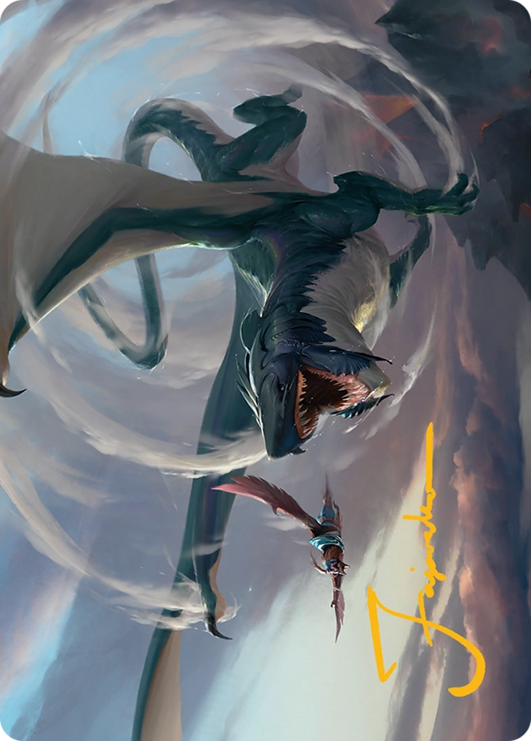 Whirlwing Stormbrood Art Card (27/54) [Tarkir: Dragonstorm Art Series] | Pegasus Games WI
