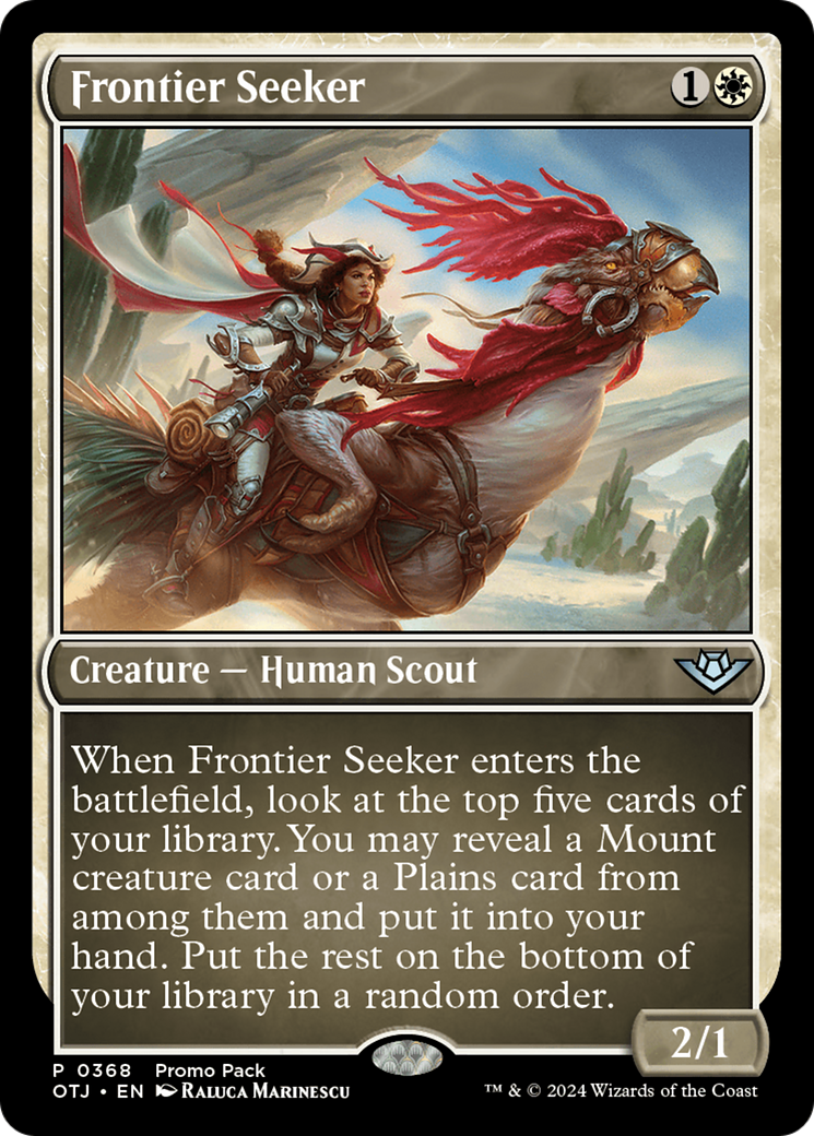 Frontier Seeker (Promo Pack) [Outlaws of Thunder Junction Promos] | Pegasus Games WI