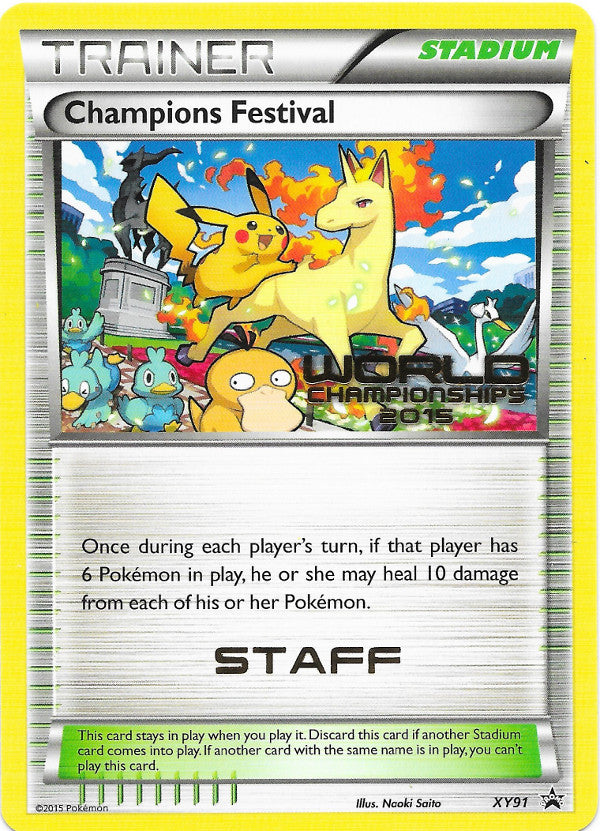 Champions Festival (XY91) (2015 Quarter Finalist) [XY: Black Star Promos] | Pegasus Games WI