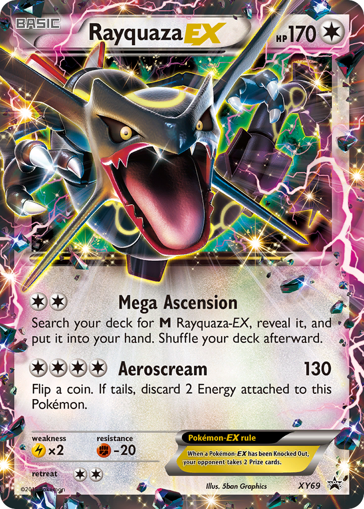 Rayquaza EX (XY69) (Shiny) [XY: Black Star Promos] | Pegasus Games WI