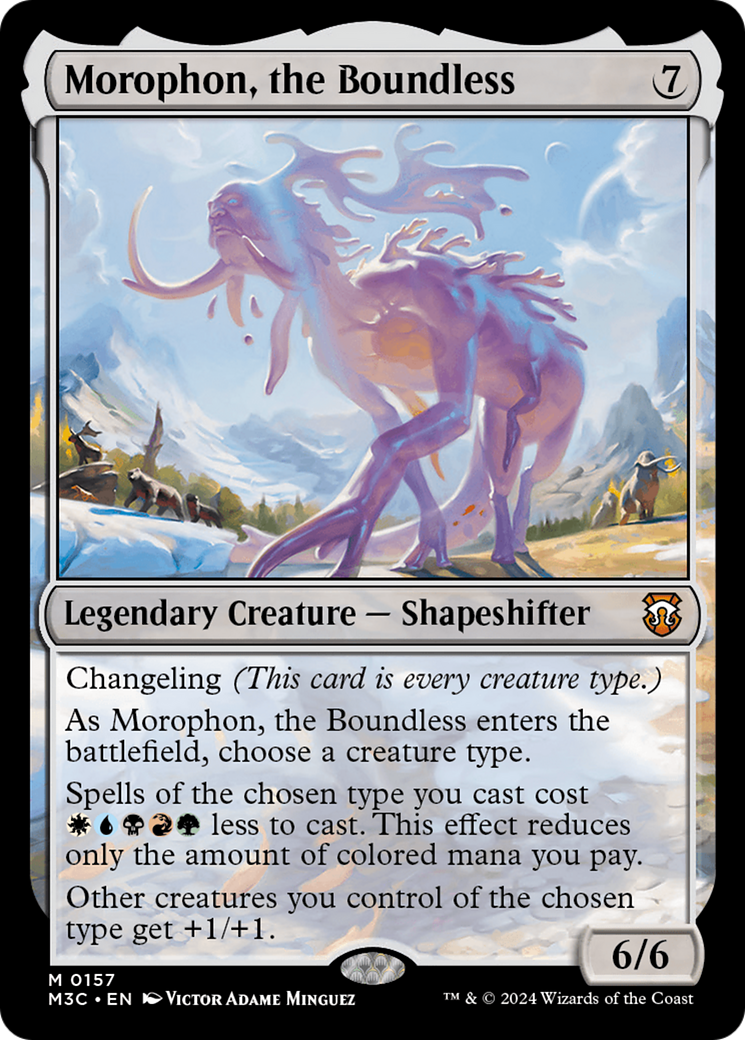 Morophon, the Boundless (Ripple Foil) [Modern Horizons 3 Commander] | Pegasus Games WI
