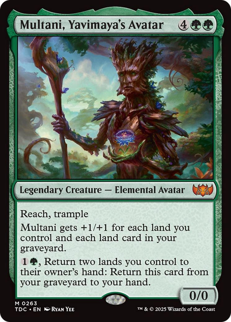 Multani, Yavimaya's Avatar [Tarkir: Dragonstorm Commander] | Pegasus Games WI