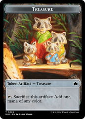 Rabbit // Treasure Double-Sided Token [Bloomburrow Tokens] | Pegasus Games WI